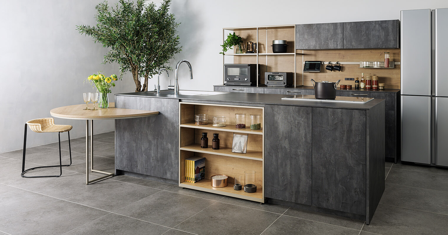 キッチンハウス ダイニングテーブル 180cm メタルレッグ 高級 d1167